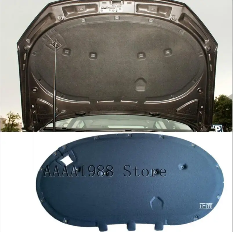 For Volkswagen Passat B7 2011 -2016 Car Heat Sound Insulation Cotton Front Hood Engine Firewall Mat Cover Noise Deadener