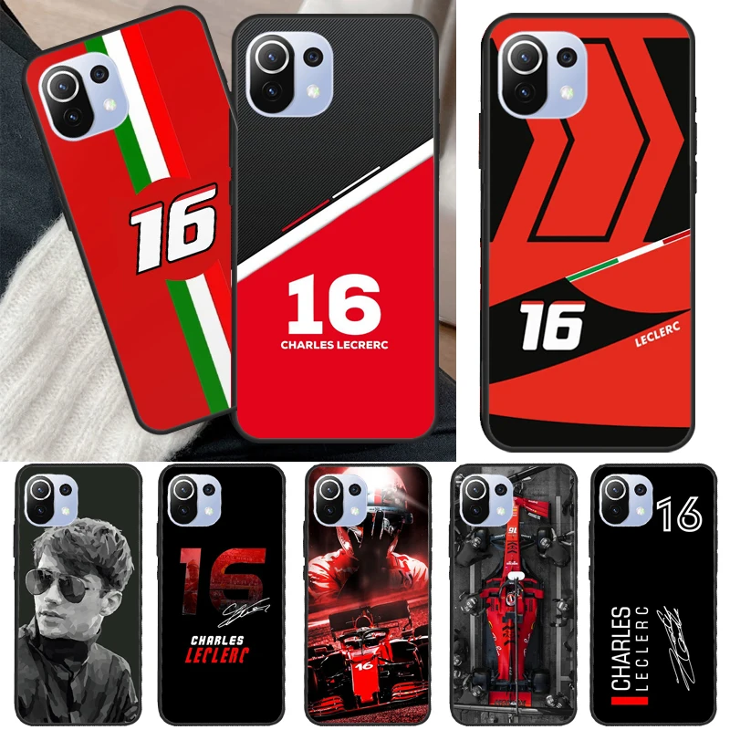 Charles Leclerc 16 F1 Case For POCO X5 X3 X4 F5 Pro F3 F4 GT C40 M5s Phone Cover For Xiaomi 13 11T 12T Pro 12 Lite