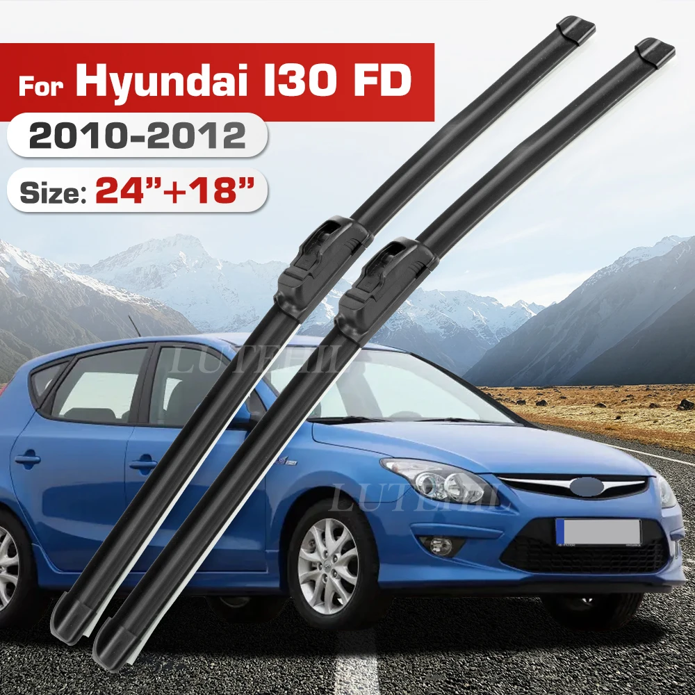 

Стеклоочиститель для Hyundai I30 FD 2010-2012 2011, передние лобовое стекло, щетка для лобового стекла 24 "+ 18"