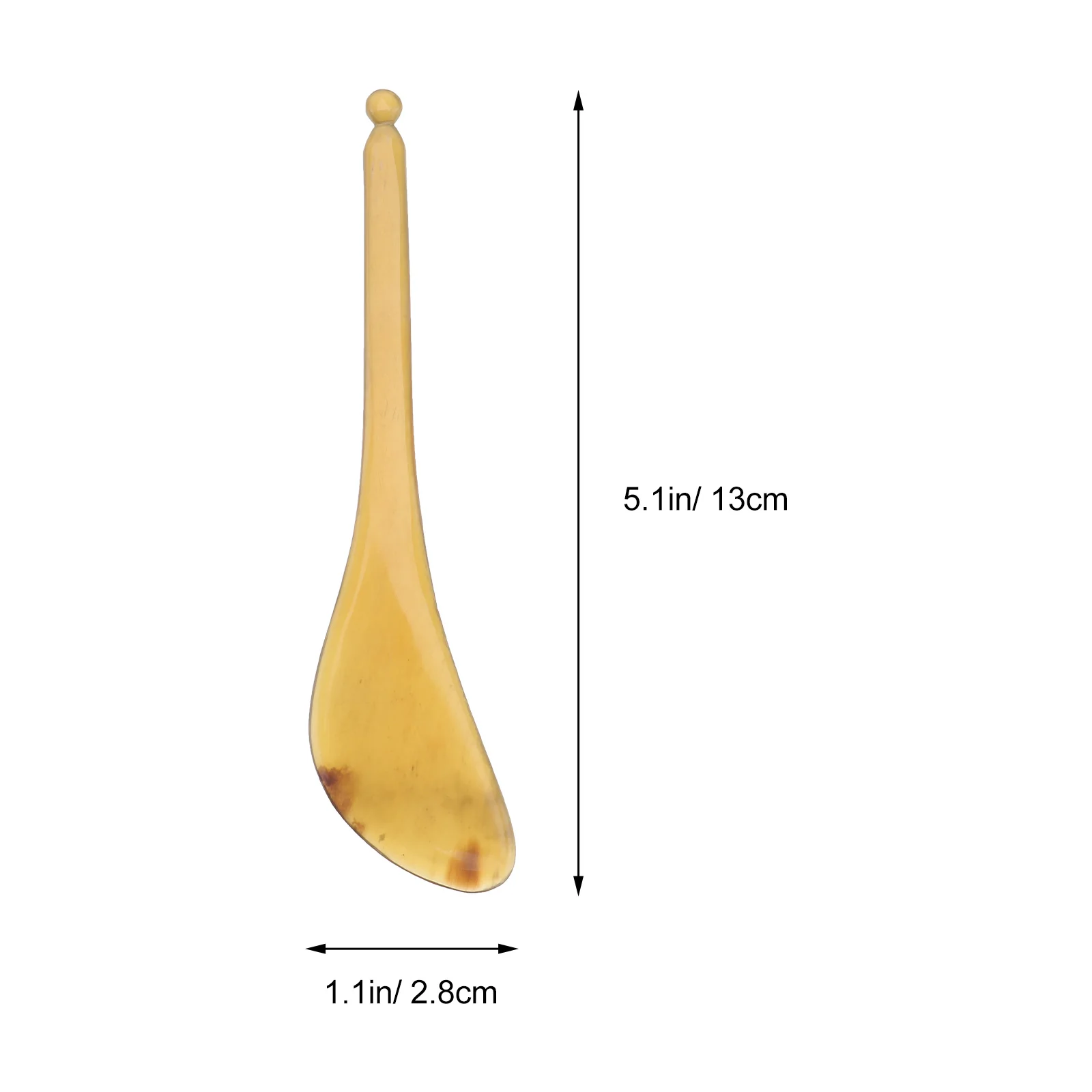 1pc Facial Eye Gua Sha Massage Buffalo Horn Spa Board For Skin Care Pain Relief Massage Tool Board