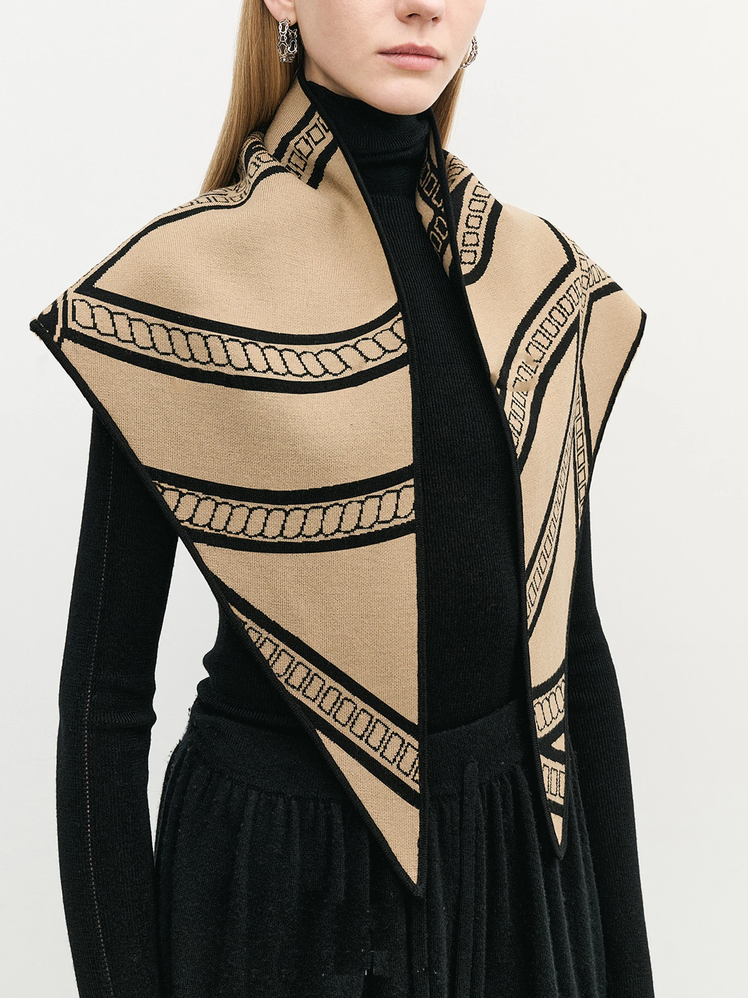 Echarpe-en-laine-tricotee-double-face-pour-femme-elegante-haut-de-gamme-polyvalente-chaude-accessoire-d'hiver