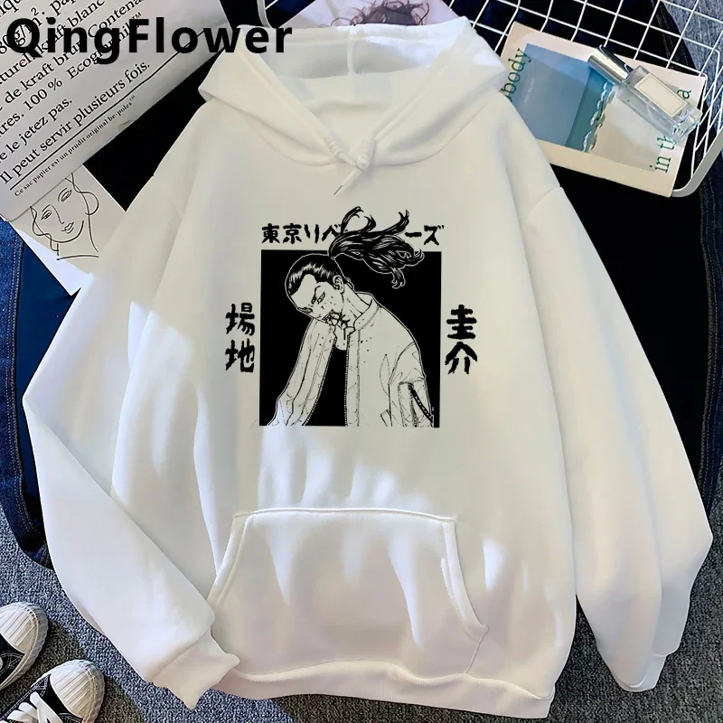 Japanese Anime Tokyo Revengers Hoodies Men Kawaii Cartoon Sano Manjiro Graphic Streetwear Harajuku Hip Hop Male Sweatshirts