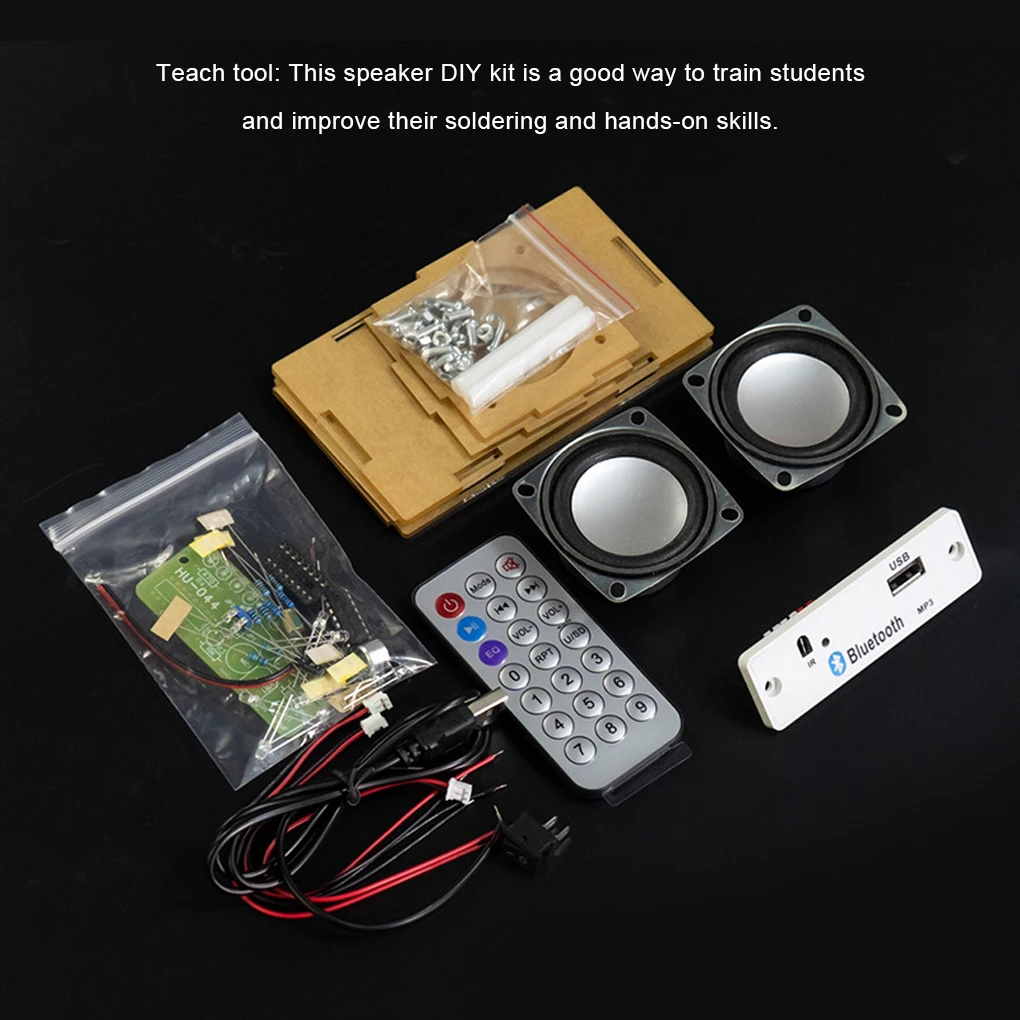 DIY Bluetooth Speaker Kit Electronics DIY Soldering Project Kit Teaching Practice Bluetooth Stereo Speaker