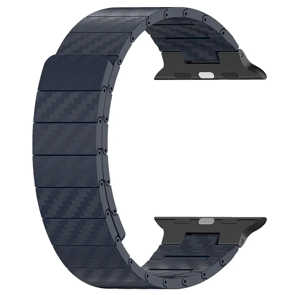 Carbon Fiber Magnetic Strap For Apple Watch Ultra 49mm Band 45mm 44mm 42mm 40mm 41mm 38mm 8 7 SE 6 5 4 3 SE Lightweight Bracelet