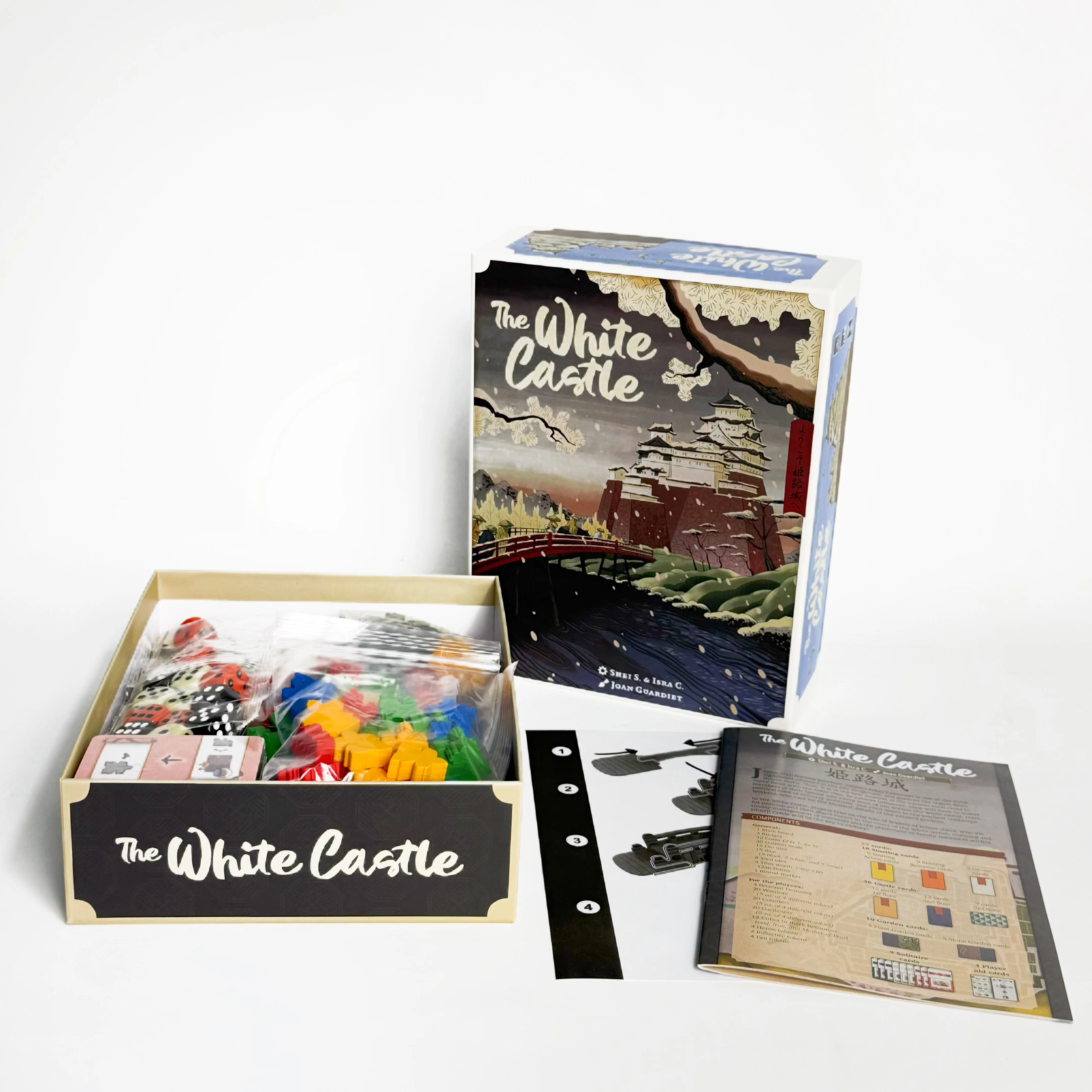 Board Game The White Castle: Classic Heavy Euro Strategy for 1-4 Players, 80-Minute Play, Party Fun, Birthday & Holiday Gift.