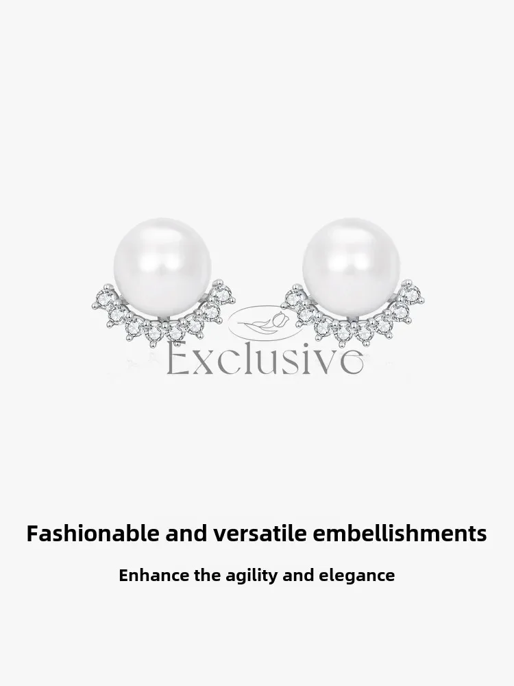 Simple and high-end pearl stud earrings for women are small, exquisite and generous and versatile earrings.