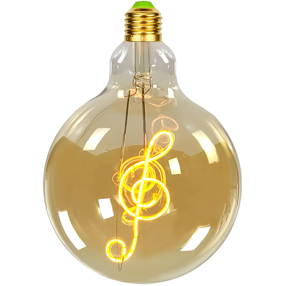 Tianfan Vintage LED Glühbirne G125 Big Globe Alphabet Liebe nach Hause Grem Hallo 110V 220V E26 E27 dekorative Edison Glühbirne Anhänger Glühbirne