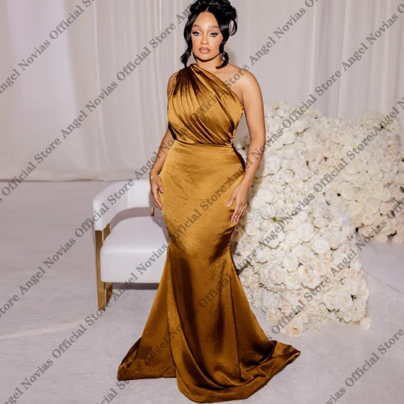 Long One Shoulder Mermaid Bridesmaid Dresses 2026 for Wedding Party Dresses vestido madrinhas casamento