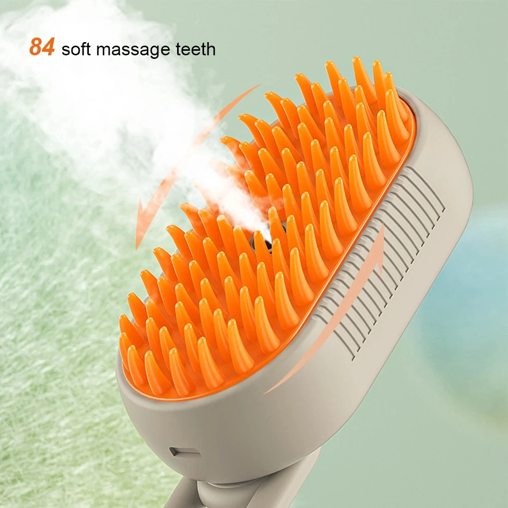 Cat Steam Brush Steamy Dog Brush 3 in 1 Electric Spray Cat Hair Brushes for Pet Grooming Massage Comb Cat Dog Hair Removal Combs