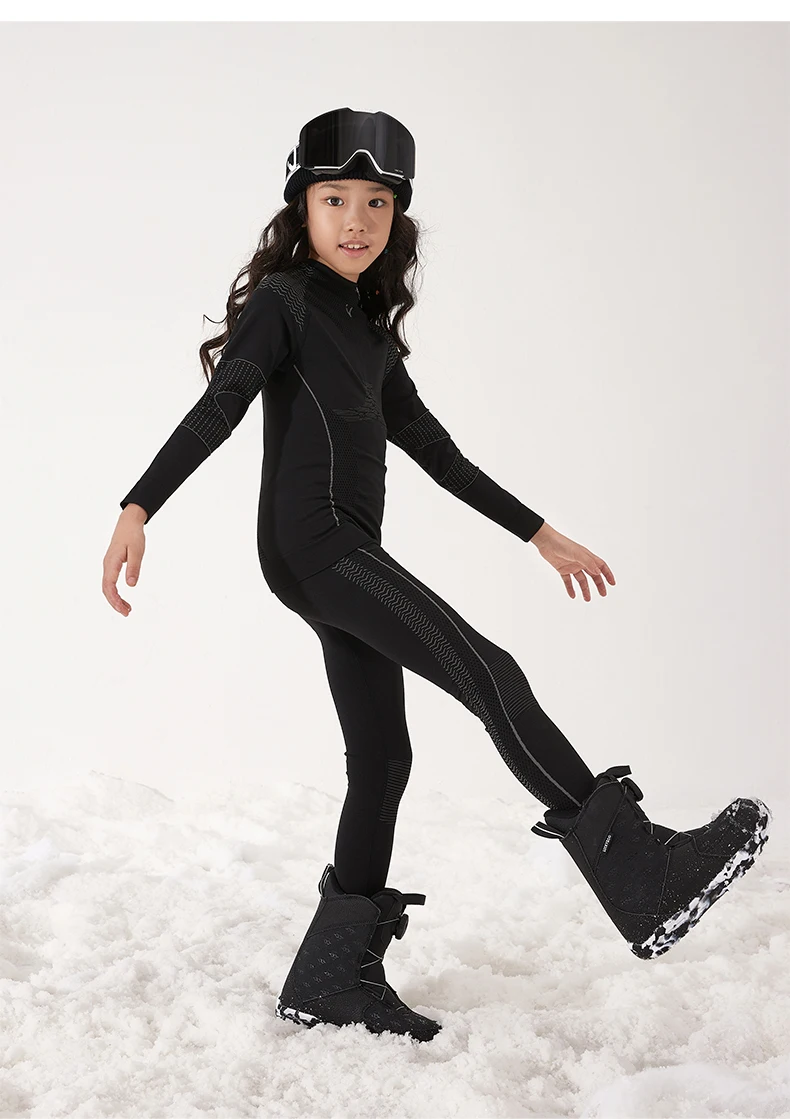 VECTOR Children Ski Thermal Underwear Sets Sports Quick Dry Tracksuit Fitness Workout Exercise Tight Shirts Jackets Sport Suits