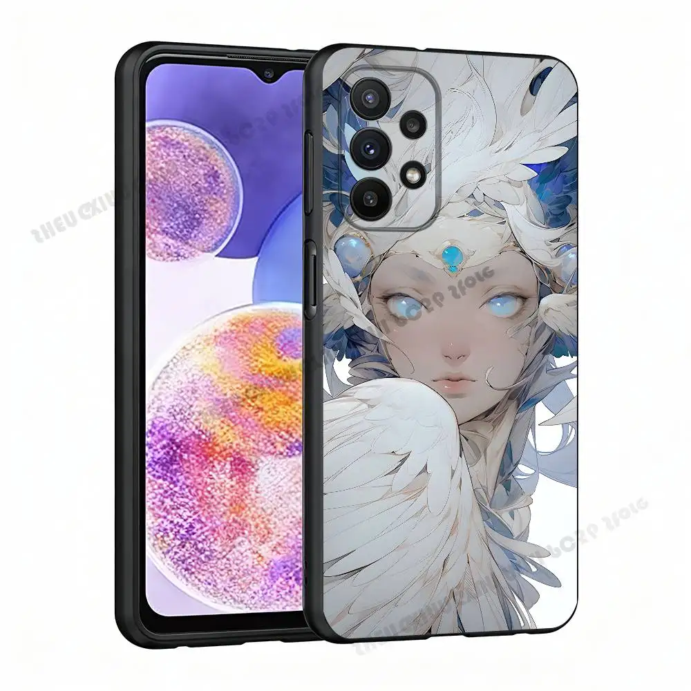 

Blue Eyed Banshee Silicone Protect Case For Samsung A21 31 51 53 20 22 30 32 42 50 70 Cover