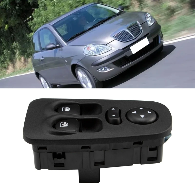 735360605สวิตช์ยกพลังงานไฟฟ้าของรถยนต์ปุ่มกดสำหรับ-Fiat -Lancia ypsilon 1.2 jtd 1.4 2003-2011 735346366