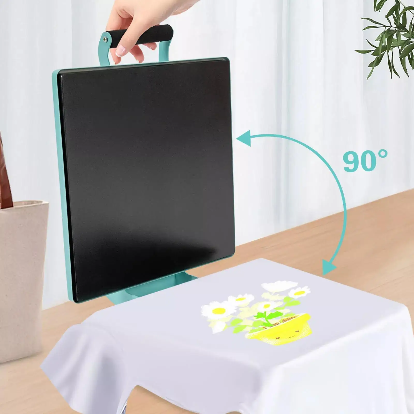 15"x15" Digital Heat Press Machine - Auto Pressure Clamshell for T-Shirt & Sublimation