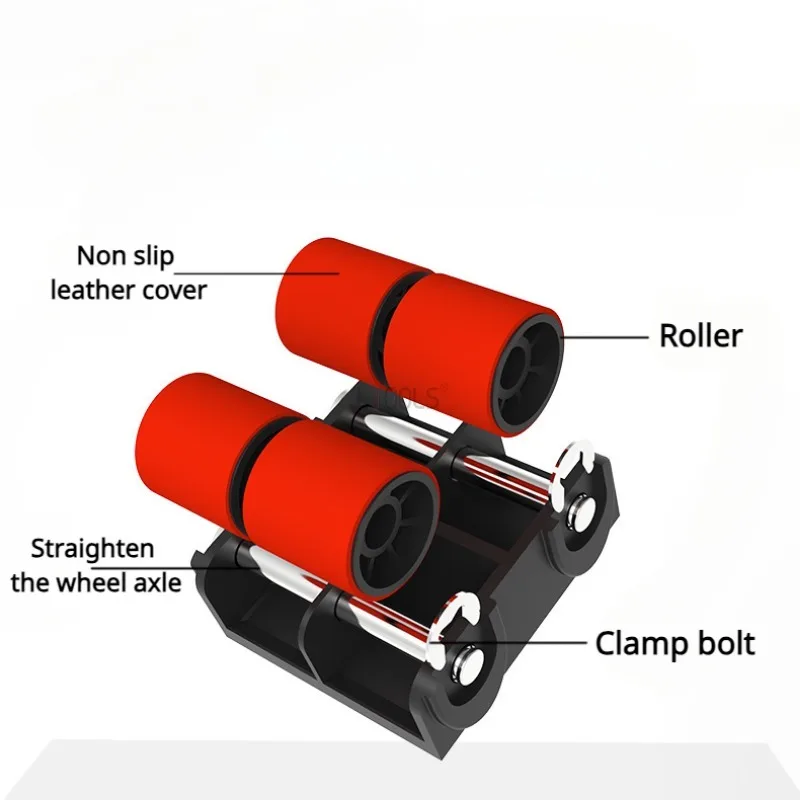 New Upgraded 19-46cm Pulley Support Adjustable Roller Jacks for Bathroom Cabinet Install Construction Lifting Fix Auxiliary Tool