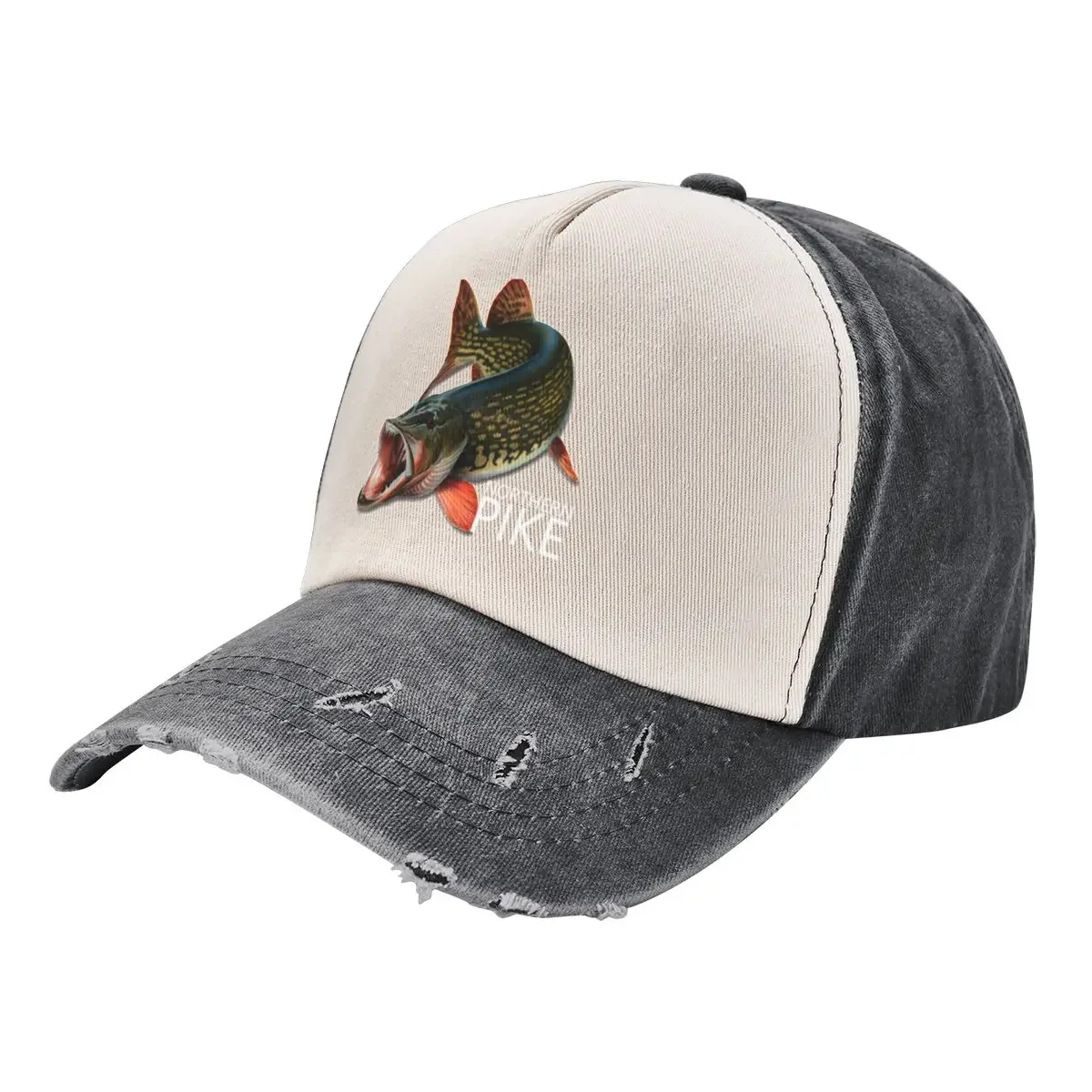 Northern Pike Fish Baseball Cap Wild Ball Hat Mountaineering Sunscreen Caps For Men Women's