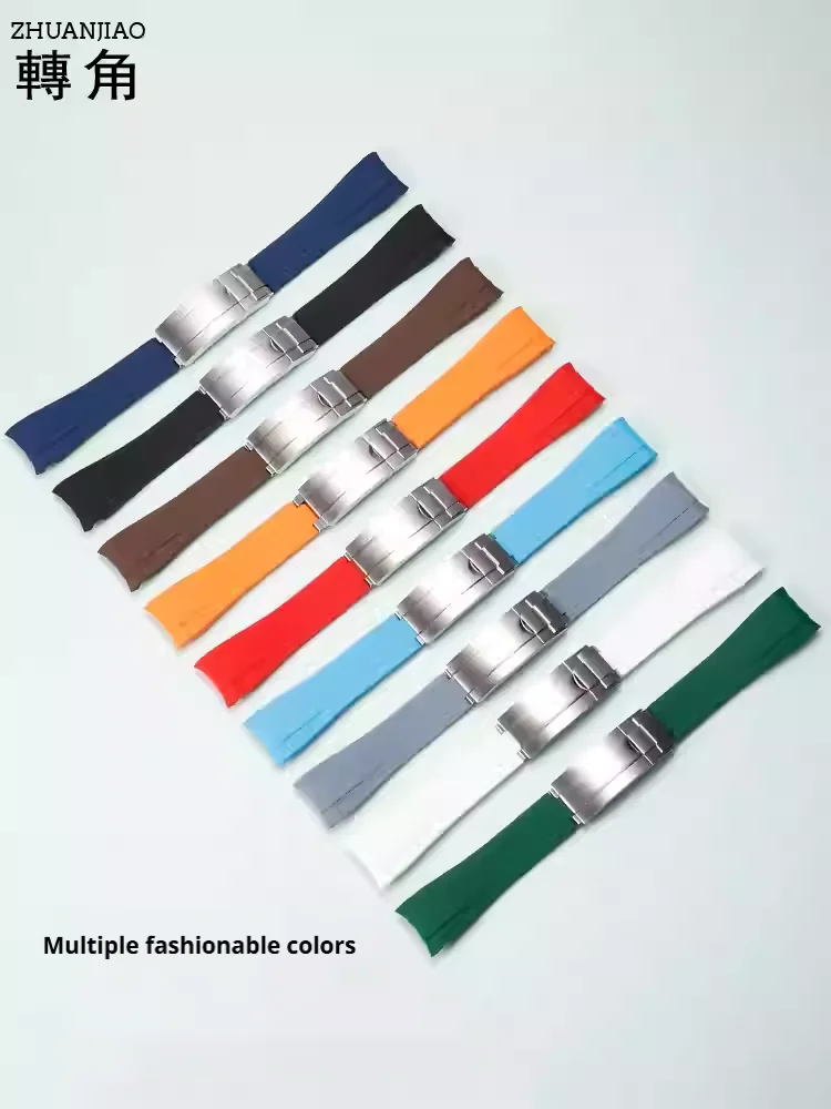 ロレックス用高品質シリコン時計ストラップ カーブエンド 20 - Luxury Watch Expensive のレビューと価格
