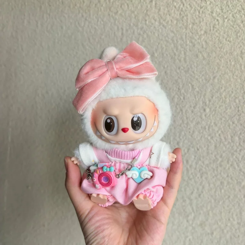 Wolke Dual Farbe Set Puppe Kleidung Ersatz Dritte Generation Hängende Dekoration Für Labubu Kleidung Kinder Puppe Outfit Zubehör