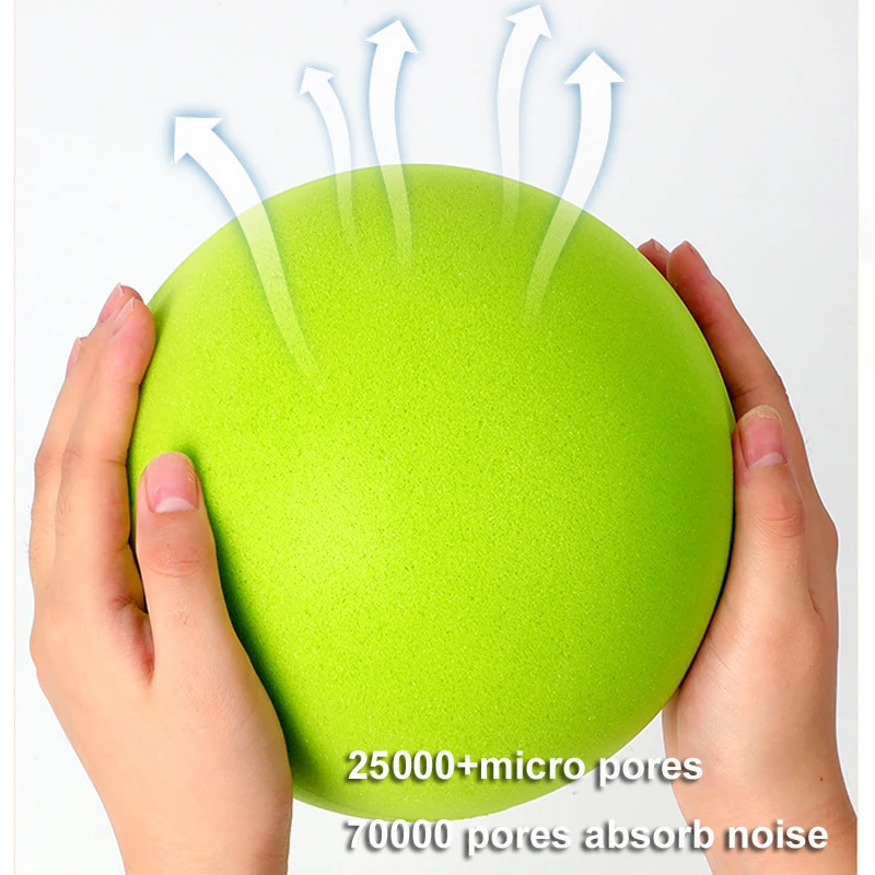 Kids Mute Elastic Ball Silent Bouncy Ball Dodge Game Clapping Ball with Low Noise Basketball Training Parent Child Interaction