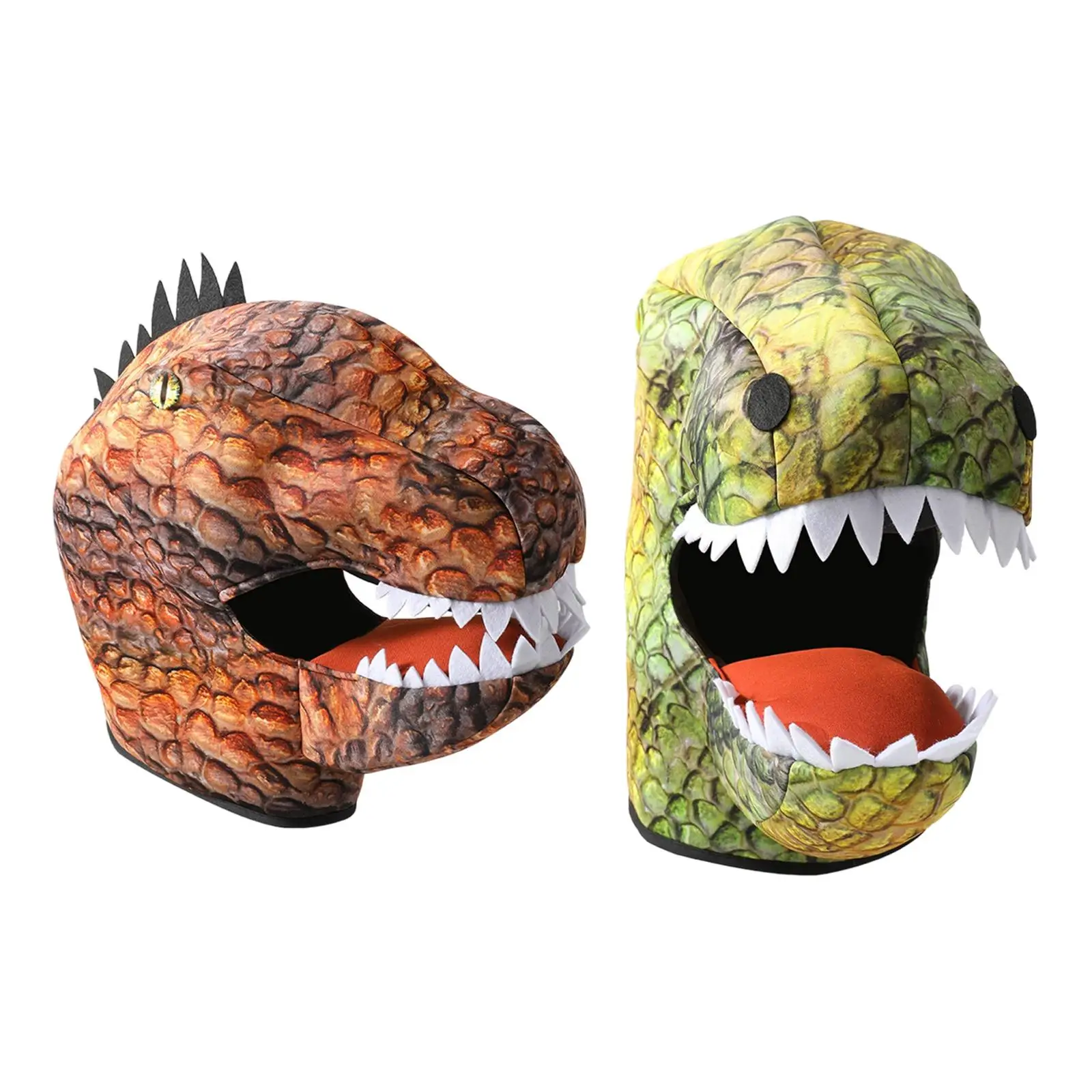 

Реалистичная маска головы динозавра, забавная для фестивальных маскарадных выпускных вечеров