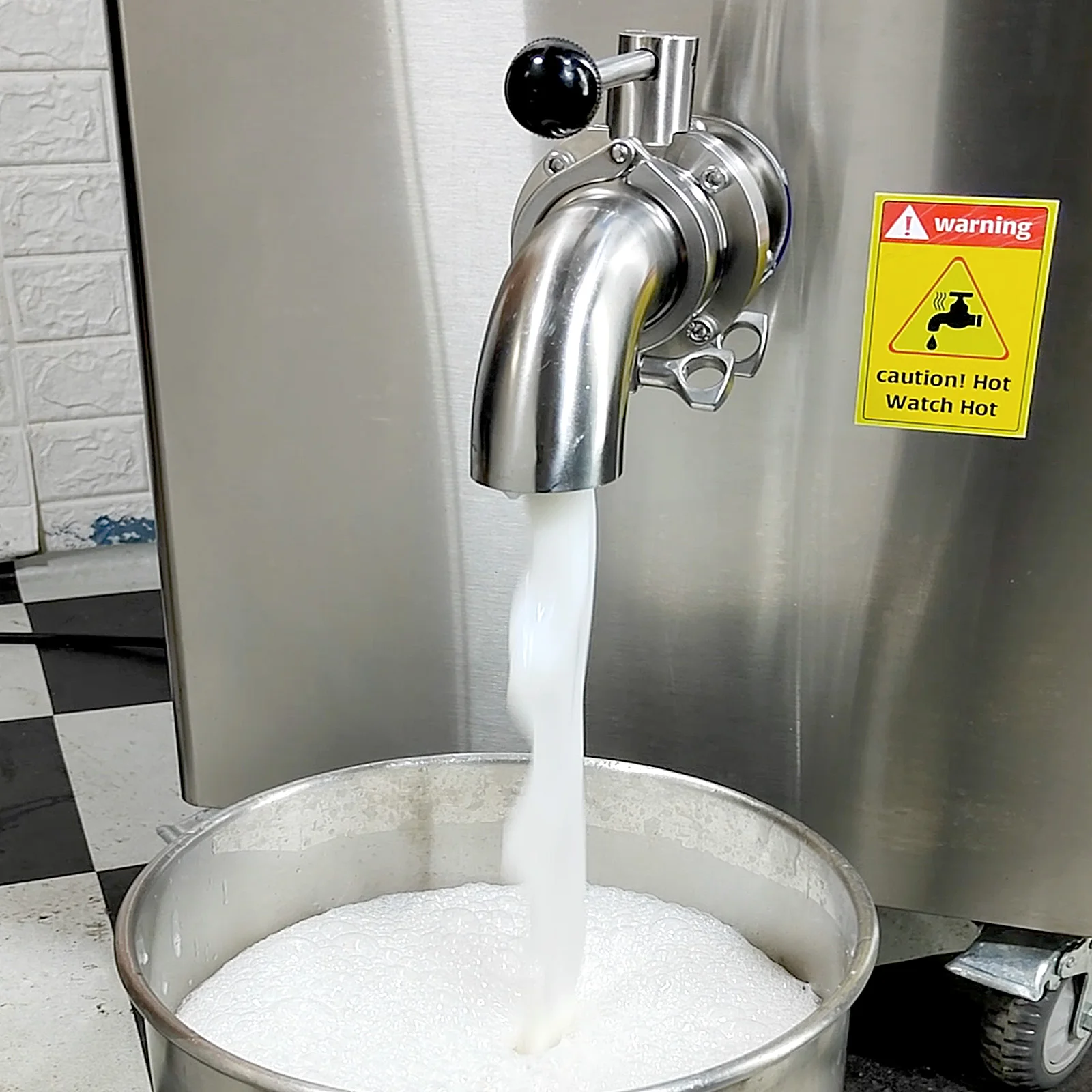 آلة بسترة درجة حرارة منخفضة وعالية 36 لتر من كوليس تايلور/بسترة الحليب/آلة تعقيم الحليب مع تبريد #2