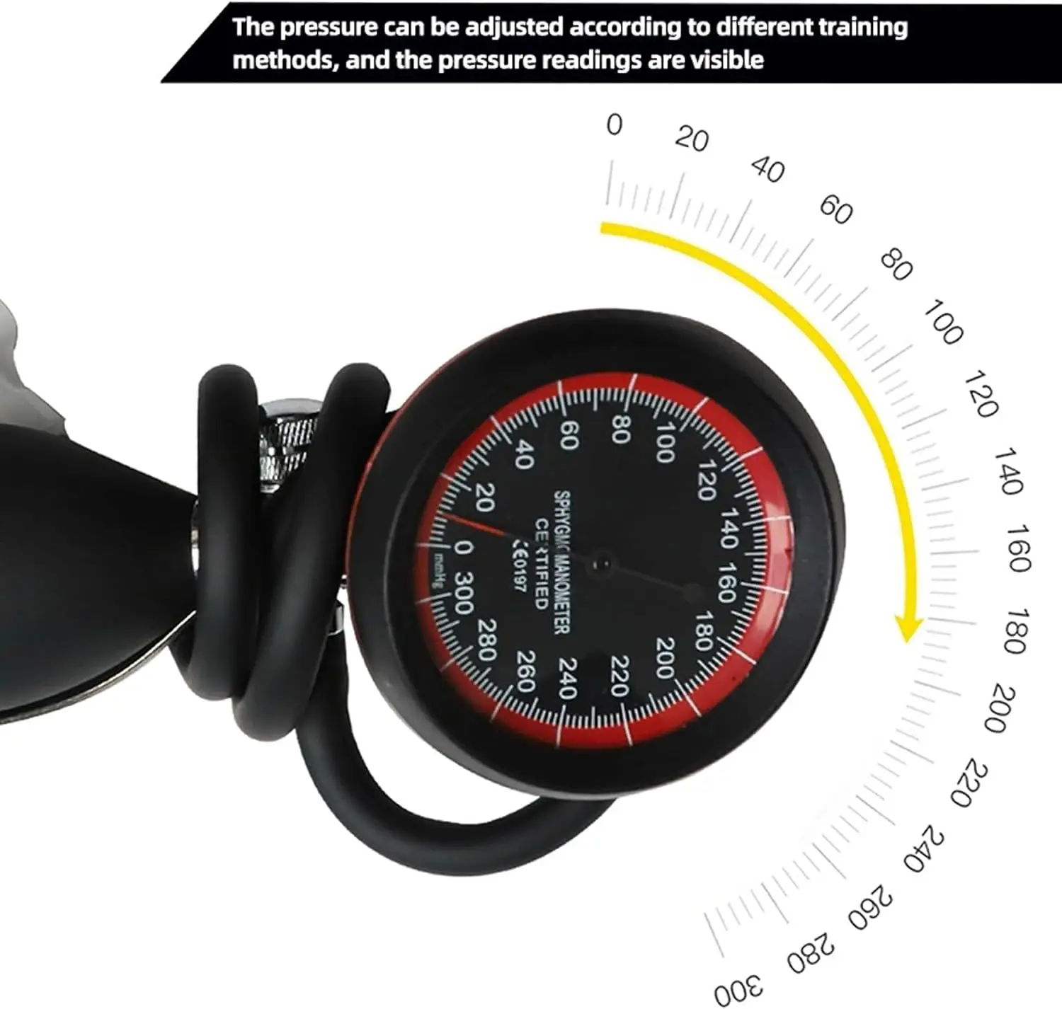 BFR Training System for Occlusion Training, Gym - Latex, Suitable for Men and Women, Stimulate Muscle Strength