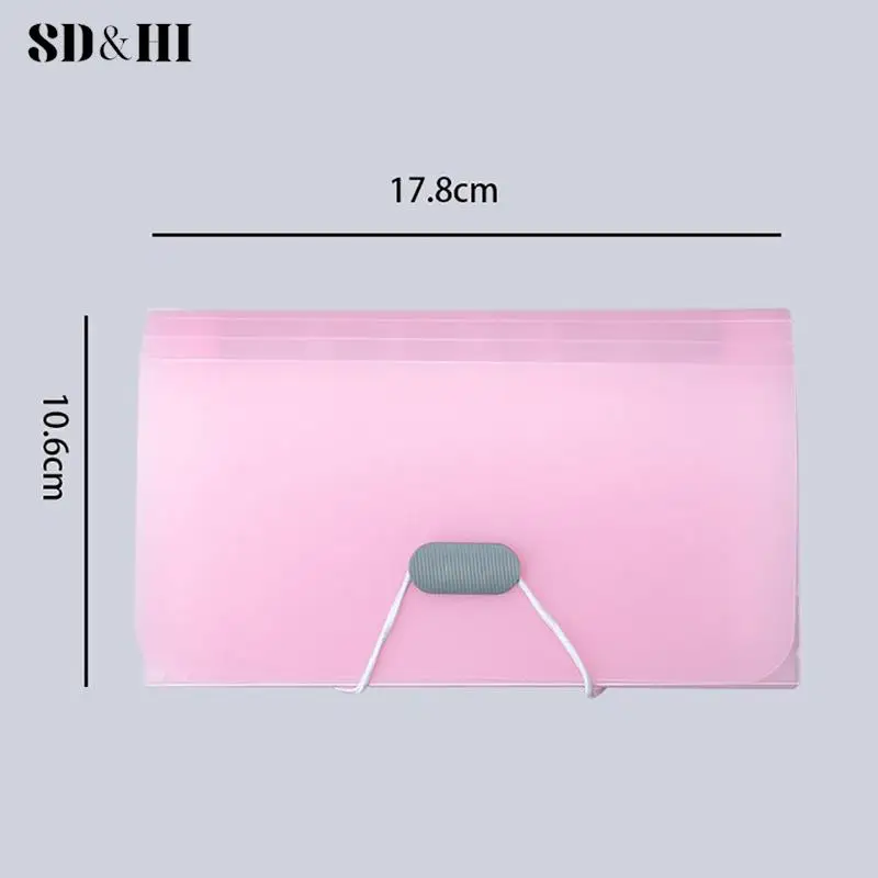 Impermeável Expansão Carteira Organ Bag, File Organizer, Data Book, 13 Camadas, A6