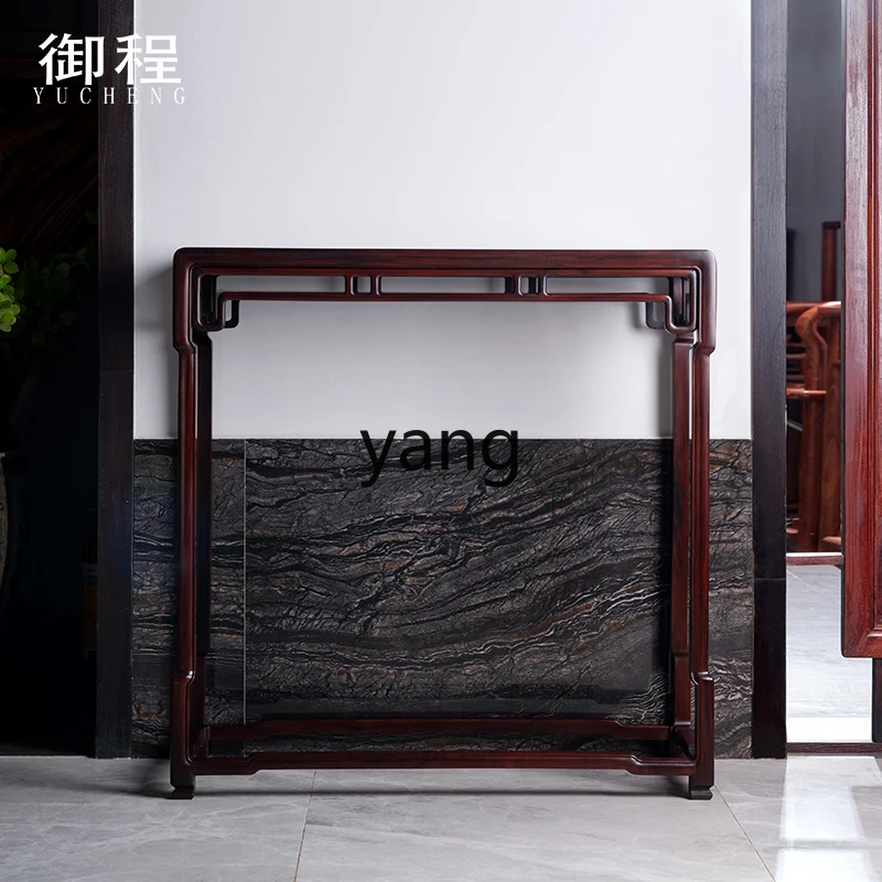 

Yhm rosewood small strip case mahogany Chinese porch bonsai shelf