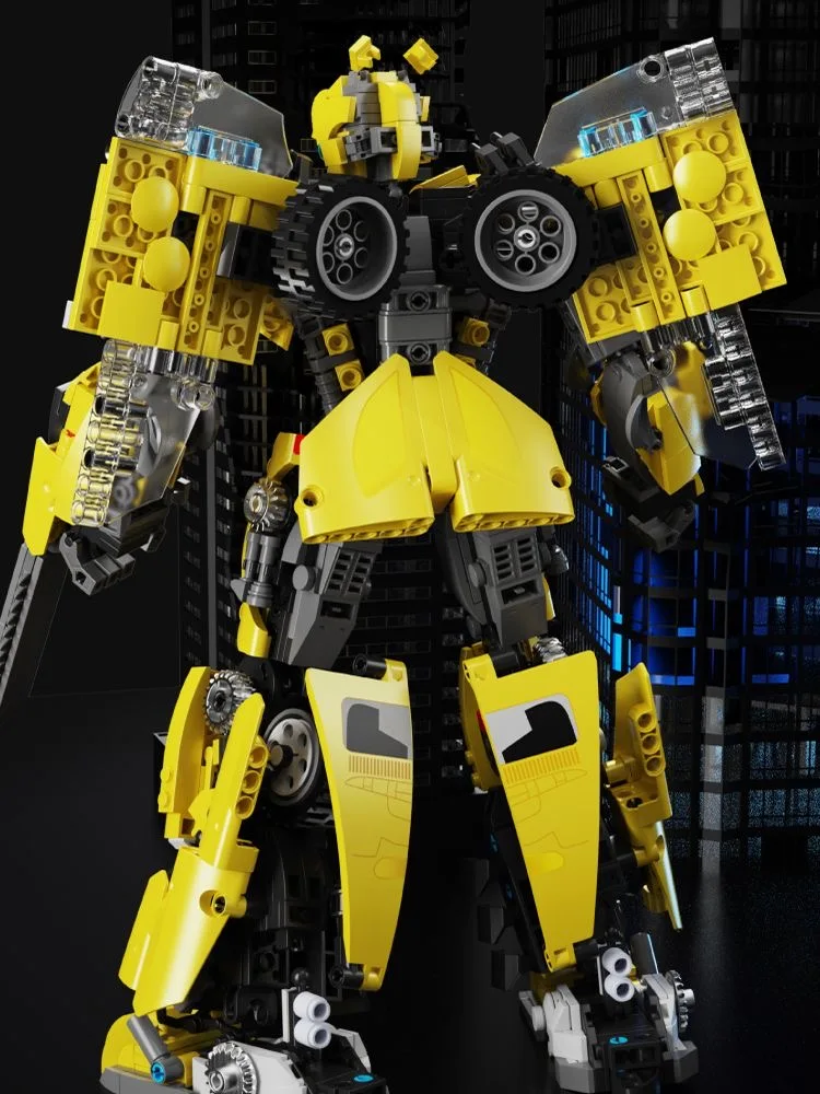 6007 Kreative Serie Transformer Roboter 1932 Stück Puzzle Bausteine Lernspielzeug für Jungen Geburtstagsgeschenk