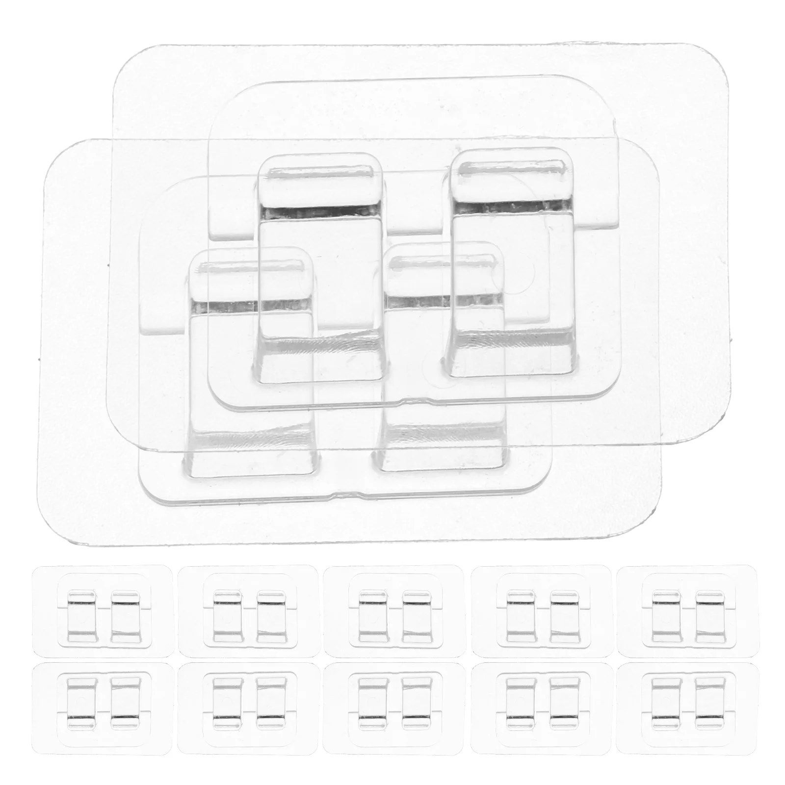 

50Pcs Adjustable Light Clips for Outdoor String Lights Secure Waterproof Holders for Christmas Garden Solar Rope Light Display