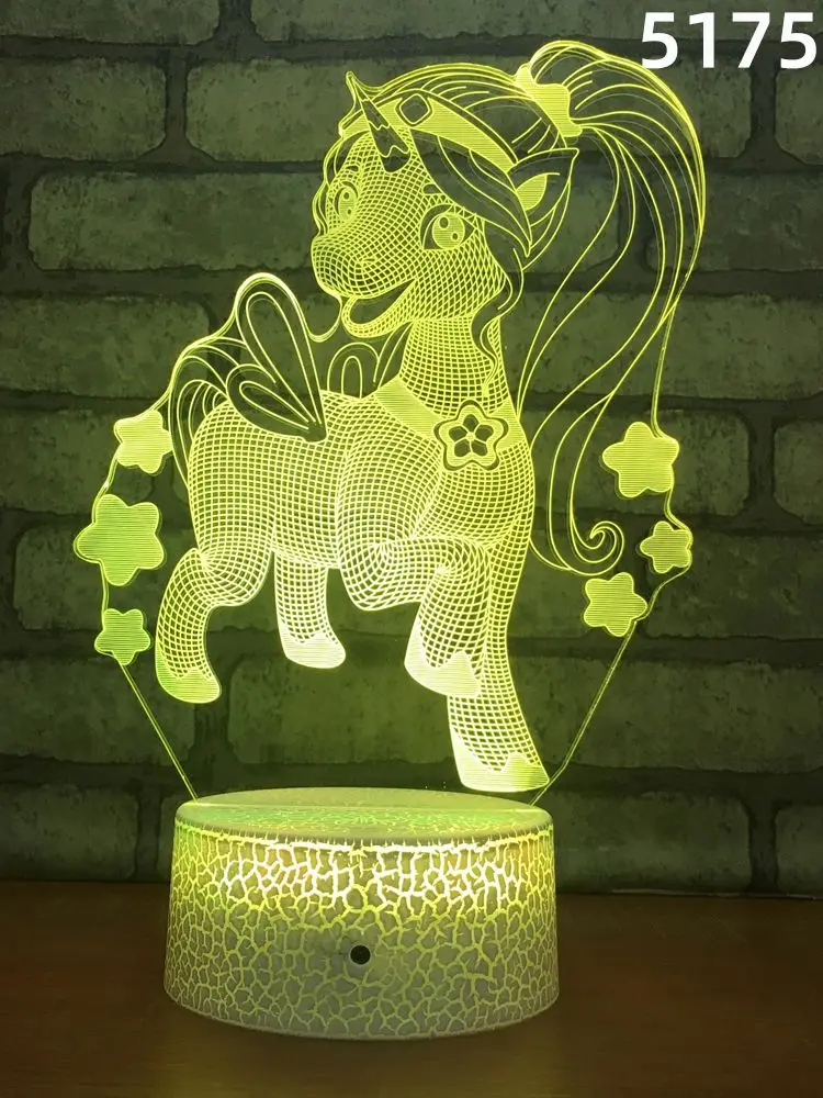 Nighdn Unicorn LED Night Light USB Touch 3D Unicorn Night Lamp for Girls Room Decor Birthday Christmas Gift Child Nightlight