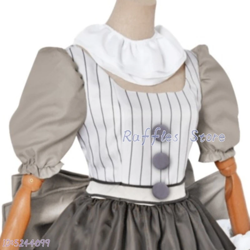 

Raffles Store disfraz de Women Cosplay Dress It Penny Horror Pennywise The Clown Costume Bishoujo Ver Halloween Fancy Joker For