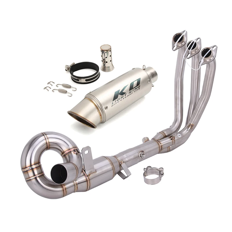 51MM Systeem Voor CF-Moto 675SS 675SR 24-2026 675NK 25-26 Motorfiets Uitlaatdemper Front Header Pijp Roestvrij staal Slip Op EU