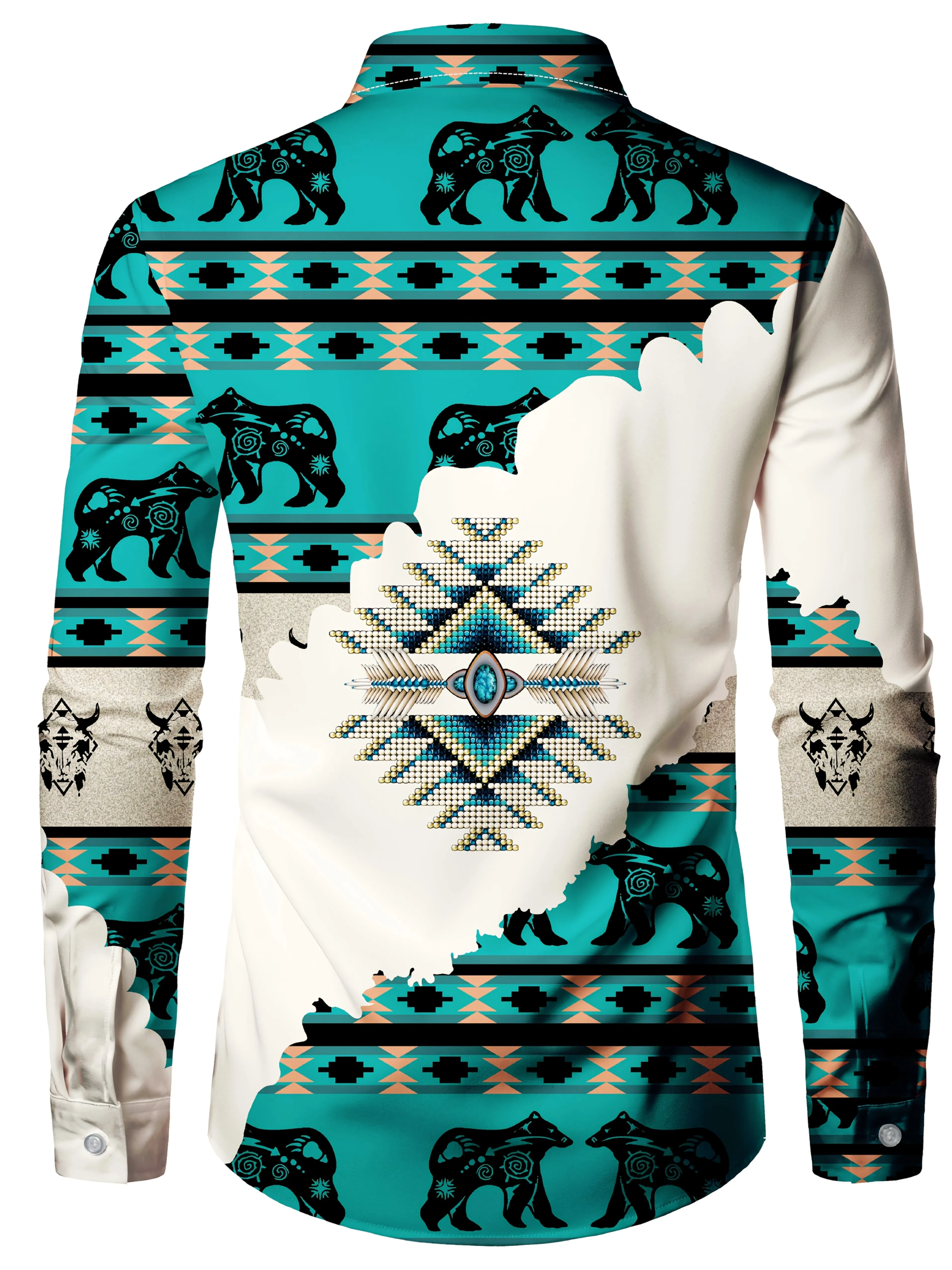  Spring Autumn Men's Casual Long Sleeve Shirts Colorful Various Patterns 2025