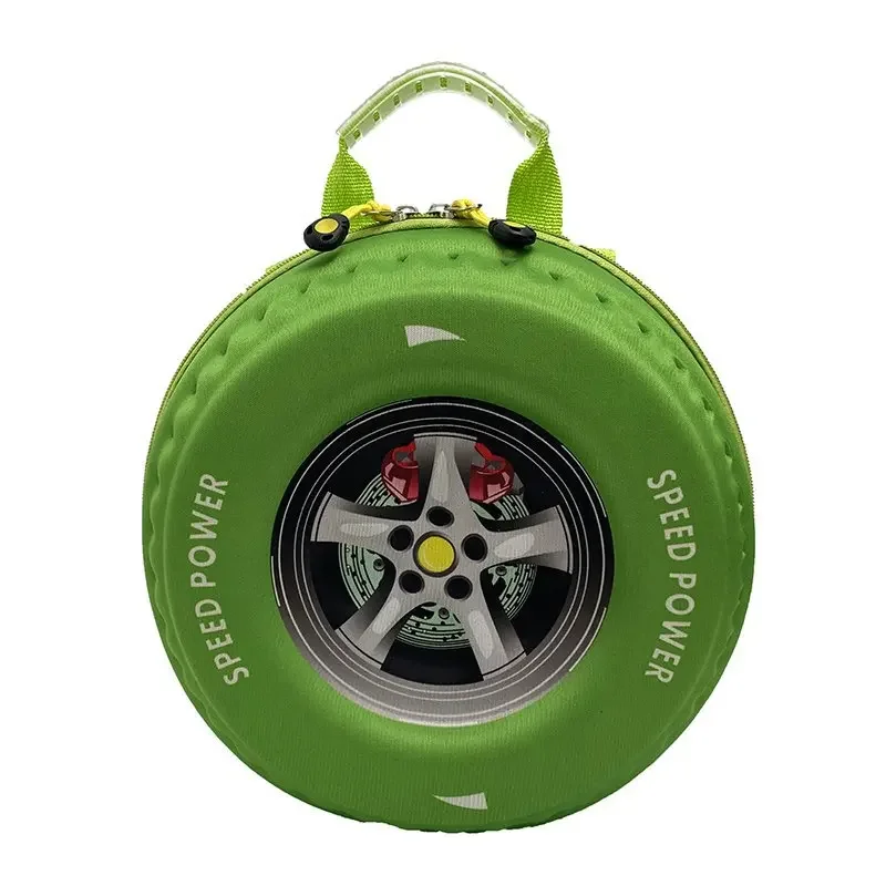 Lovely Kids Small Backpack 3D Car Tire zaino per bambini EVA Wheel Kindergarten Bag età 3-5 Boy Girl Toddler Kawaii School Bag