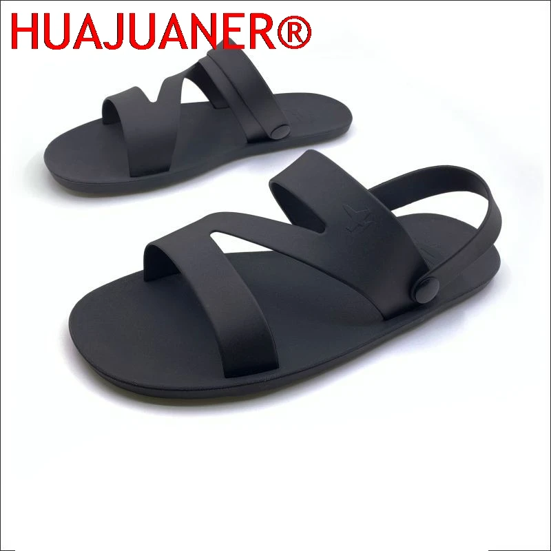 2026 Sandals for Men Soft Tires Rubber Flip Flops Summer Fashion Breathable Casual Shoes Men