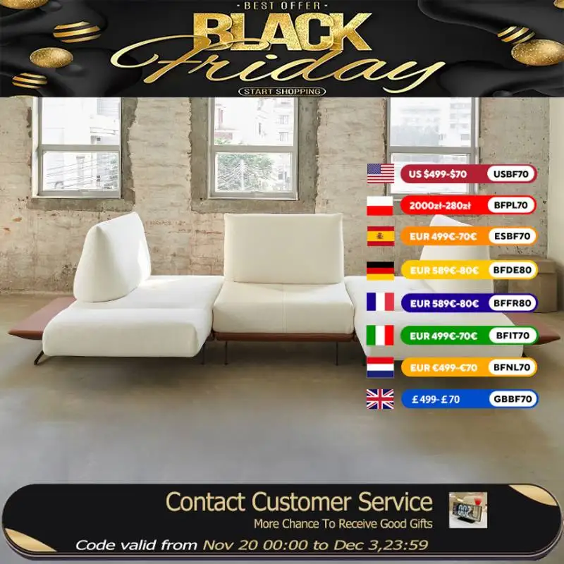 

Italian Minimalist Sofa Living Room 2024 New Straight Row Rotating Multifunctional Module Combination Dynamic Furniture Home