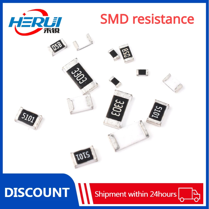

0402 0603 0805 1206 SMD resistance 100R 110R 120R 130R 150R 160R Ohm 1%