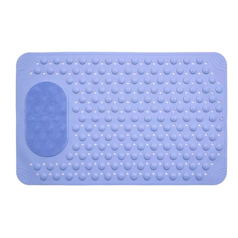 

AA76-Bathroom Non-Slip Mat Waterproof Suction Cup Carpet Home Anti-Slip Massage Solid Color Dirt-Resistant Toilet Hotel