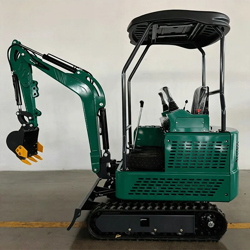 1.8 Ton Compact Excavator Mini Digger Diesel Engine Hydraulic with CE EPA Approved for Agriculture Garden Landscaping Home