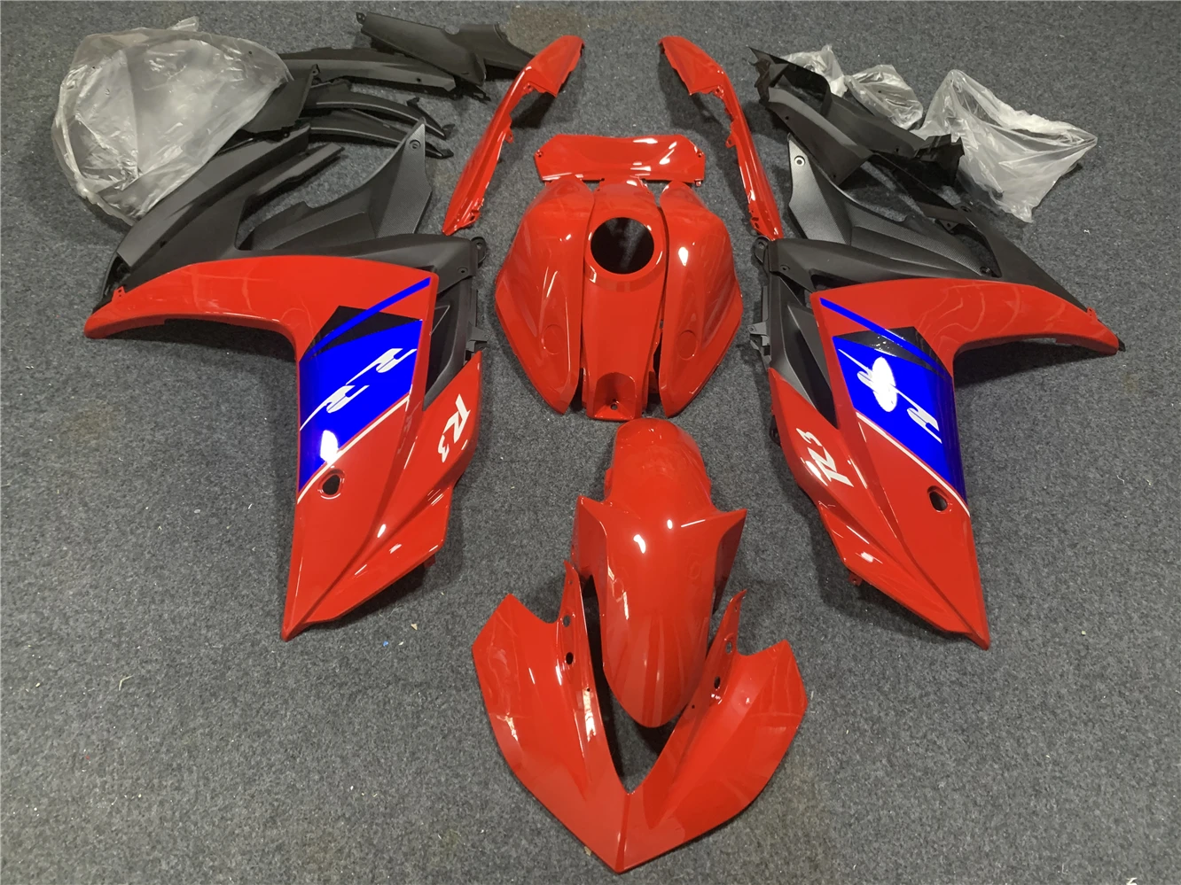 Motorcycle Fairing Kit for R25 15-18 Years R3 2015 2016 2017 2018 Fairing Red Purple