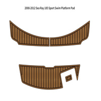 2008-2012 Sea Ray 185 Sport Swim Platform Pad Boat EVA Foam Teak Deck Floor Mat SeaDek MarineMat Gatorstep Style Self za