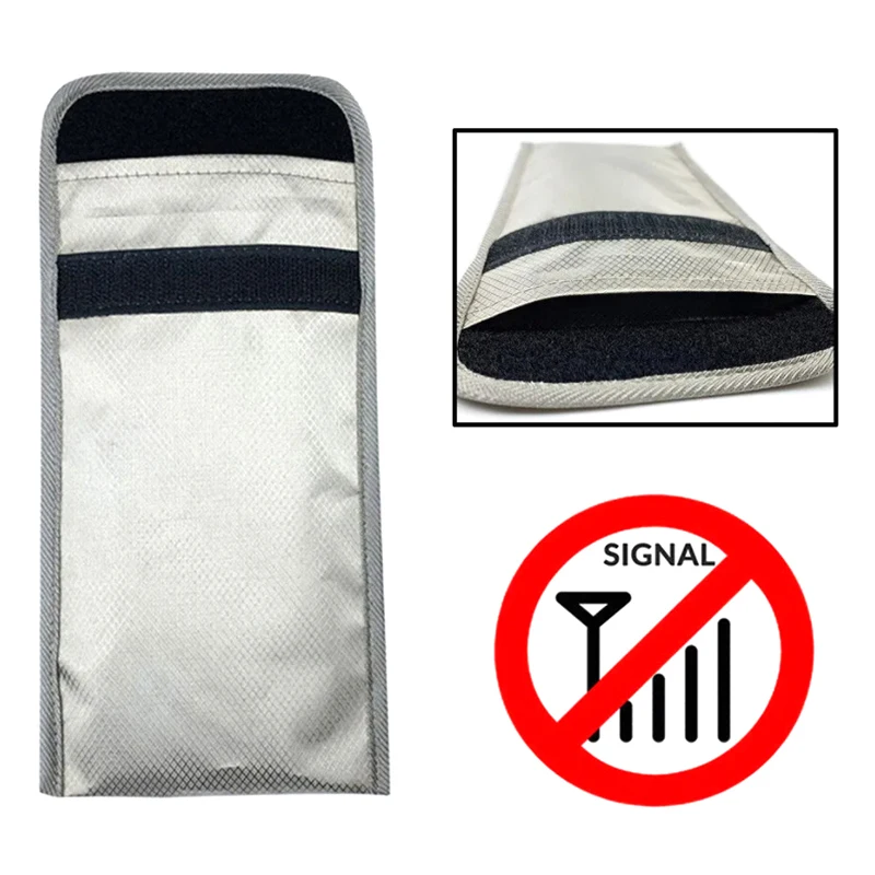 Rfid Cell Phone Signal GPS Blocking Anti-Spying/Tracking Faraday Bag For 6.5-Inch And Below Mobile Phones Faraday Phone Case