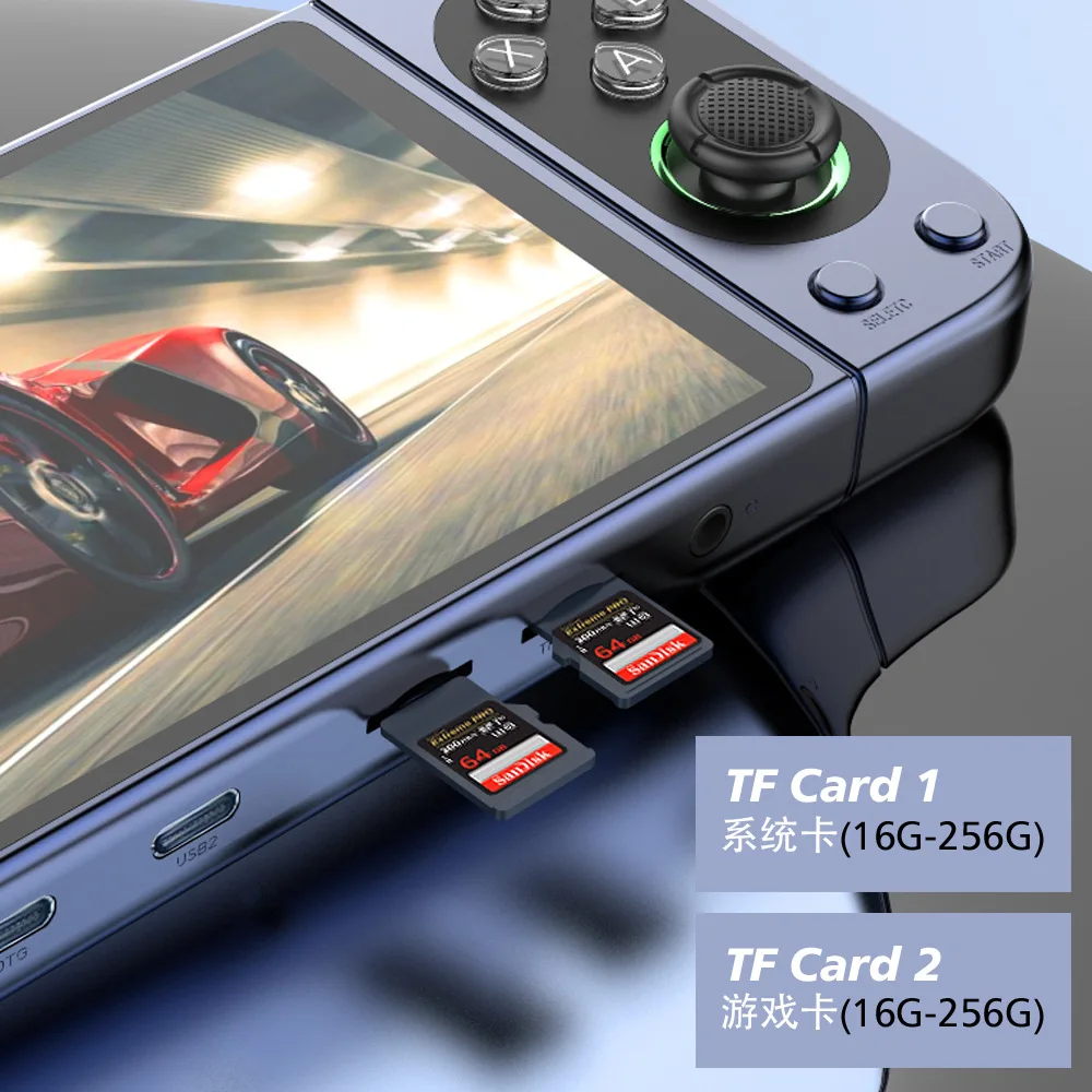 Console de jogos de bolso com tela sensível ao toque de 5,0 polegadas pode ser conectado à alça