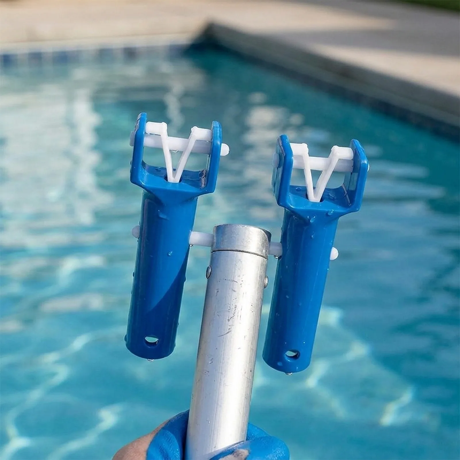 Brush Handle Vacuum Pool Width 4.5cm Blue For Repairing For Vacuum Pool Brush H Length 14cm Vacuum Heads Hot Sale