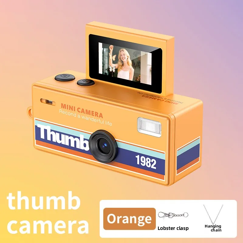 Mini Nieuwe Sleutelhanger Camera 1080P HD Digitale Camera Sleutelhanger Draagbare Retro CCD Digitale Camera Zak DV Videorecorder Flitslamp