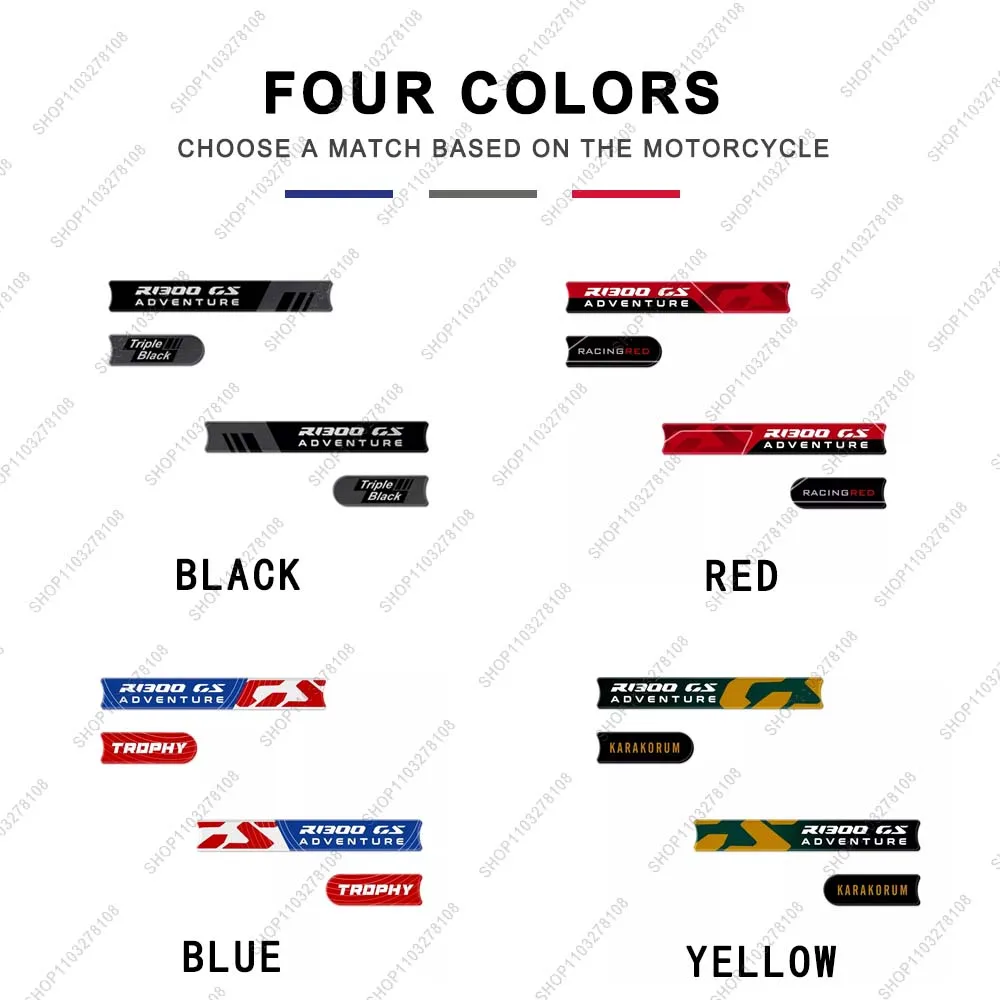 For BMW R 1300 GS Adventure 2025 Motorcycle Anti slip Fairing Protection Sticker 3D Resin Stickers kit