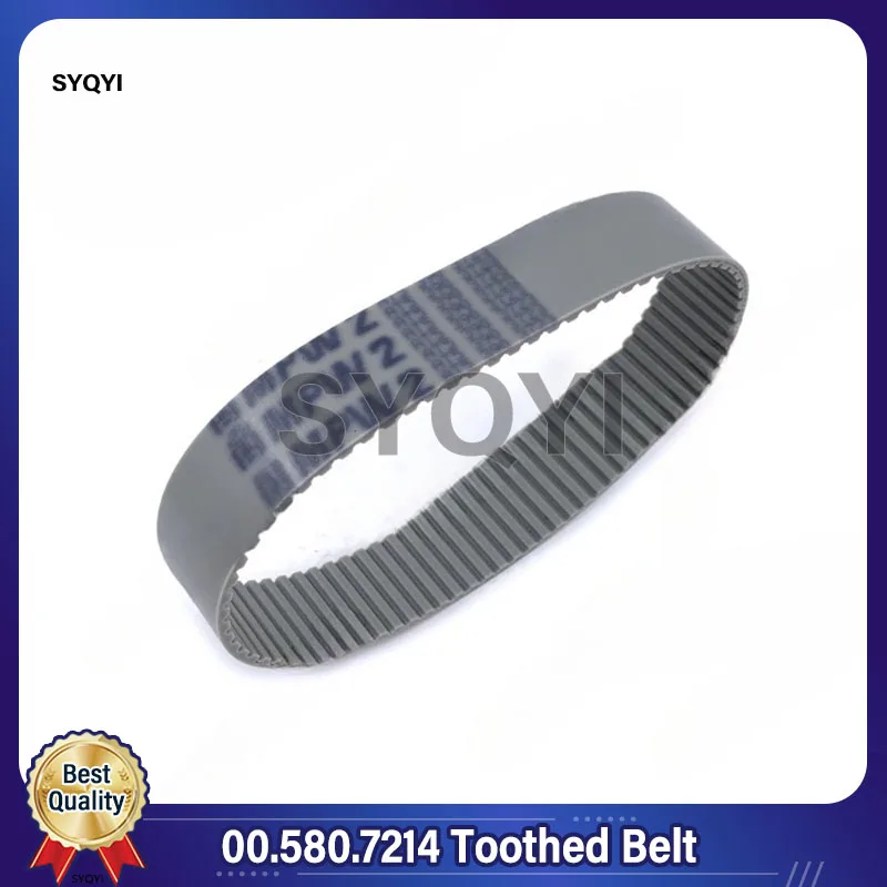 Best Quality 00.580.7214 Toothed Belt 25AT5/390 GENIII For Heidelberg CD74 XL75 Sheet Slow-down Printing Machinery Parts