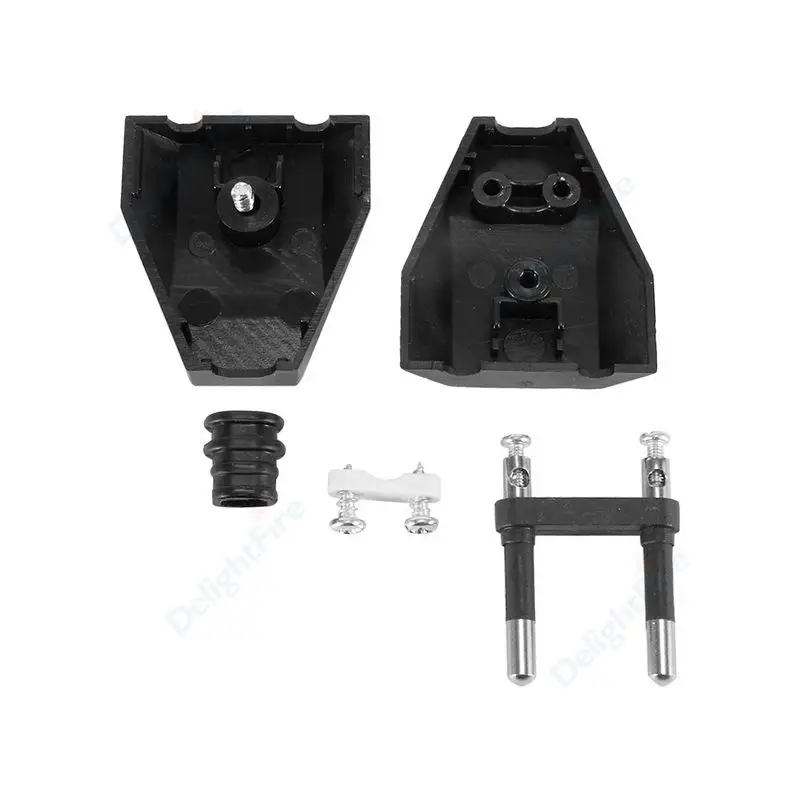 4.0mm EU Plug Adapter Male Replacement Outlets Rewireable Schuko Electeical Socket Europea AC Power Extension Cable Rewire Plug