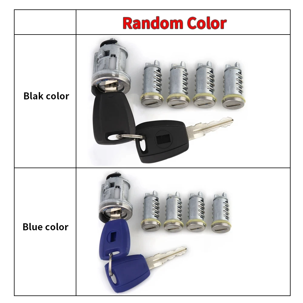 Car Ignition Lock Set Trunk Lock For Alfa Romeo Brava Doblo Palio Siena For Peugeot Citroen Cylinder Perla SIP22/GT15R Blade Key
