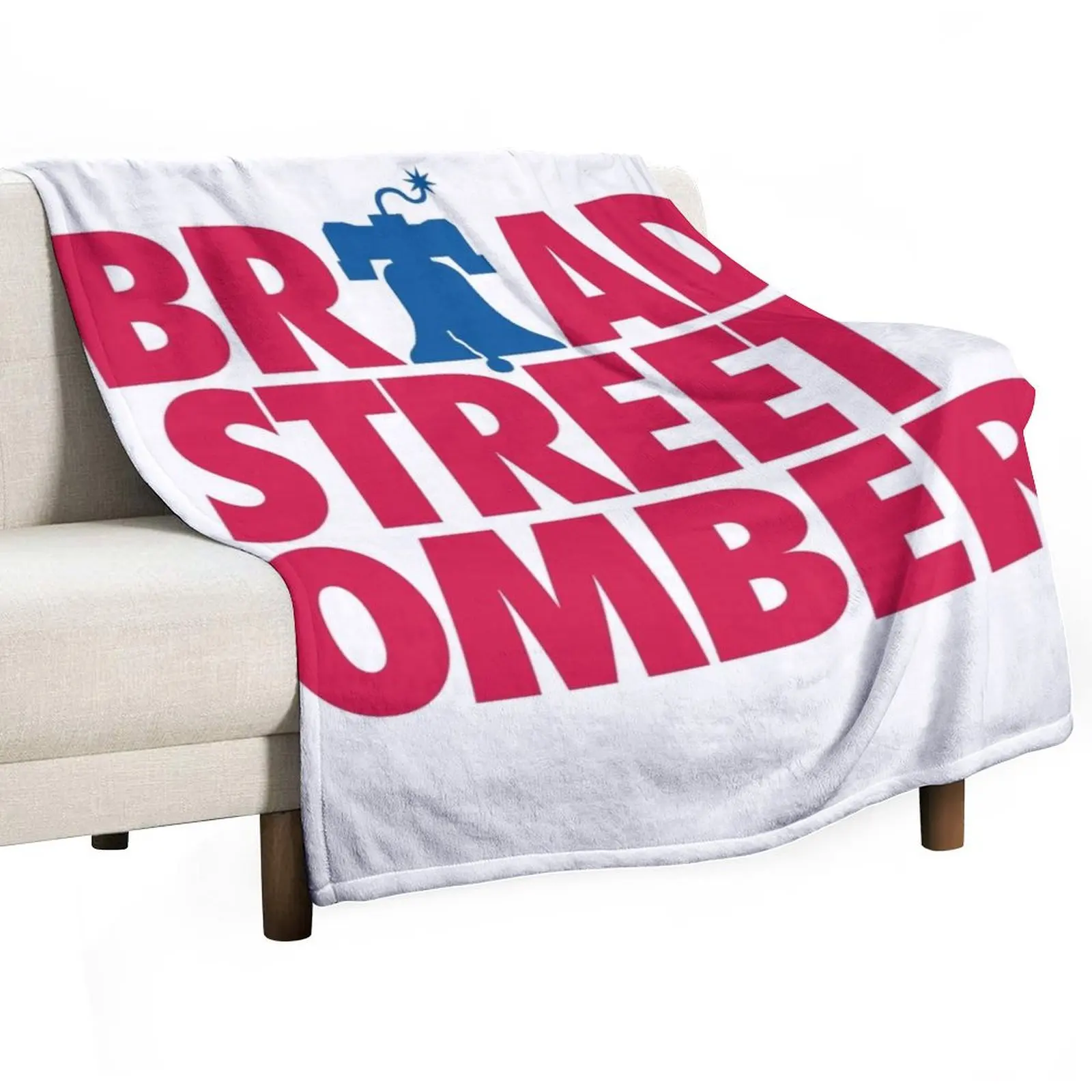 Broad Street Bombers 2 - White Throw Blanket for sofa Luxury Brand Giant Sofa Kid'S Blankets